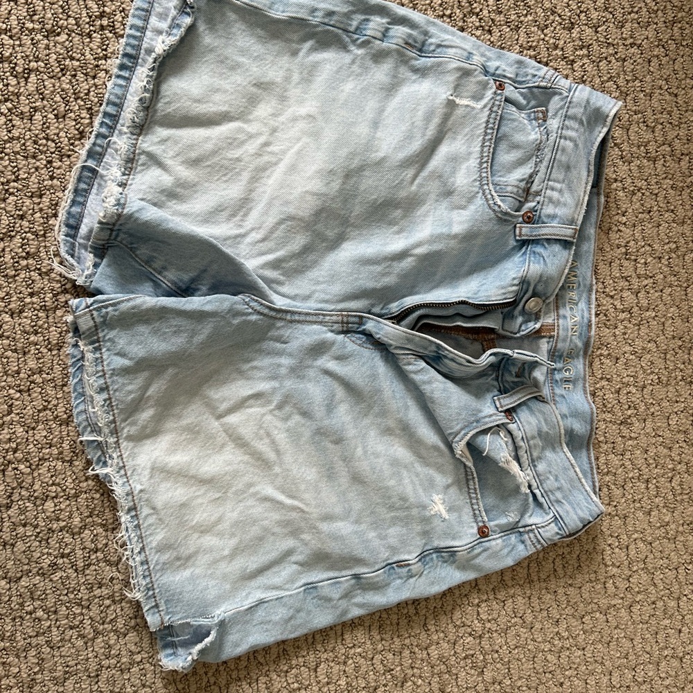 American Eagle Light Blue Denim Shorts